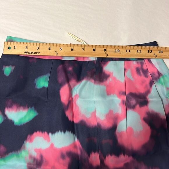 Kate Spade Barry Pink Purple Blue Green Watercolor Skirt. Sz 4. Good Condition - Picture 10 of 11